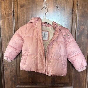 GAP Kids Light Pink Puffer Coat